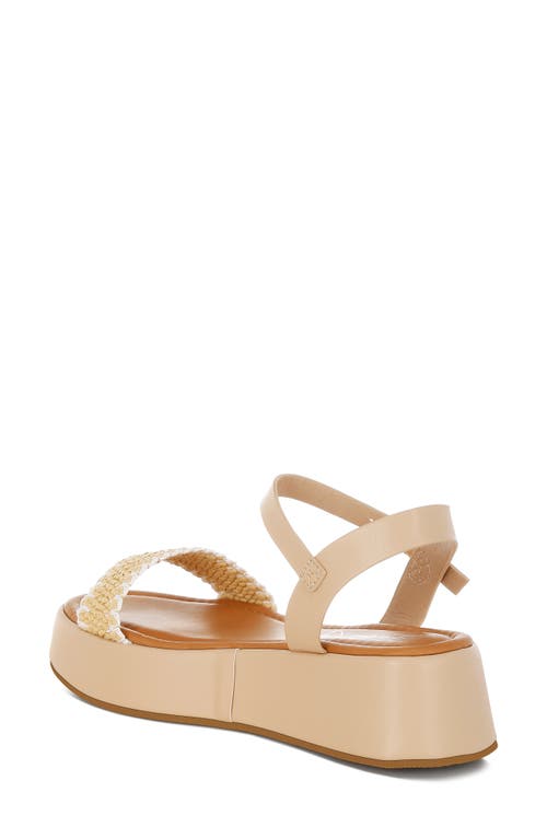 London Rag Anglong Raffia Platform Wedge Sandal