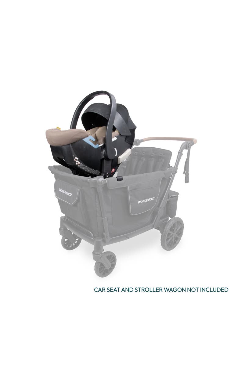 WonderFold L4 Series Car Seat Adapter, Alternate, color, Black