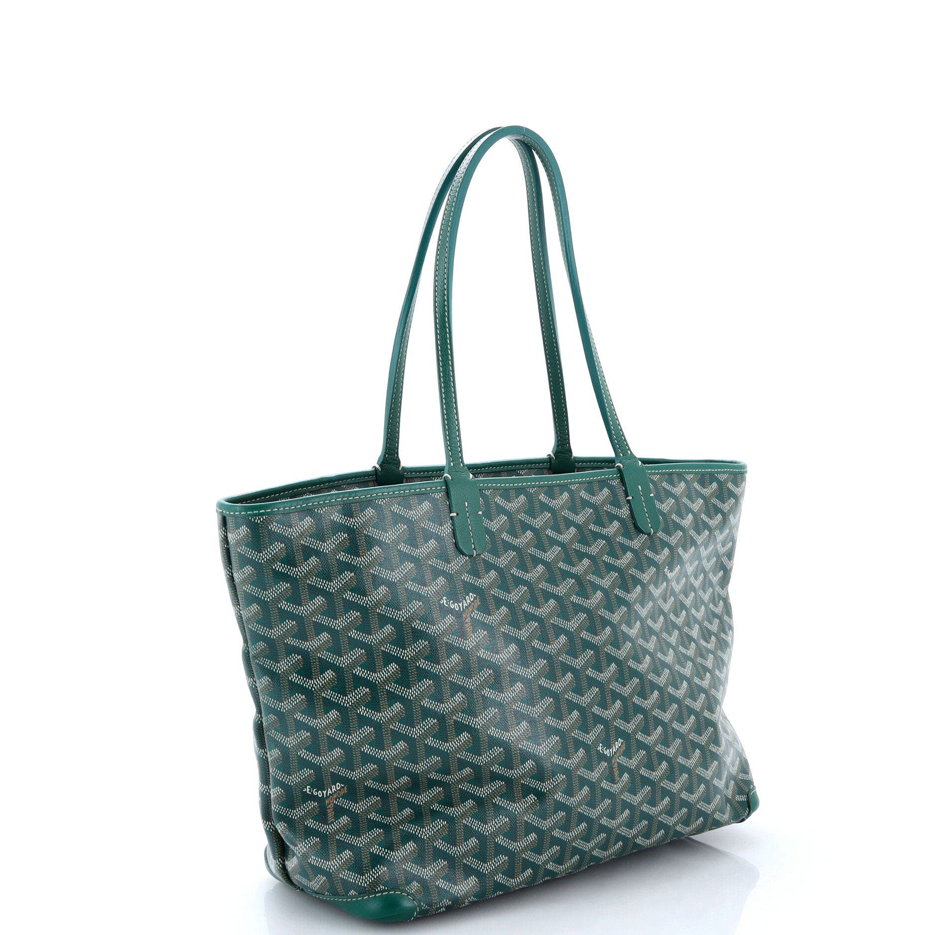 Artois Tote Coated Canvas PM, Alternate, color, Green