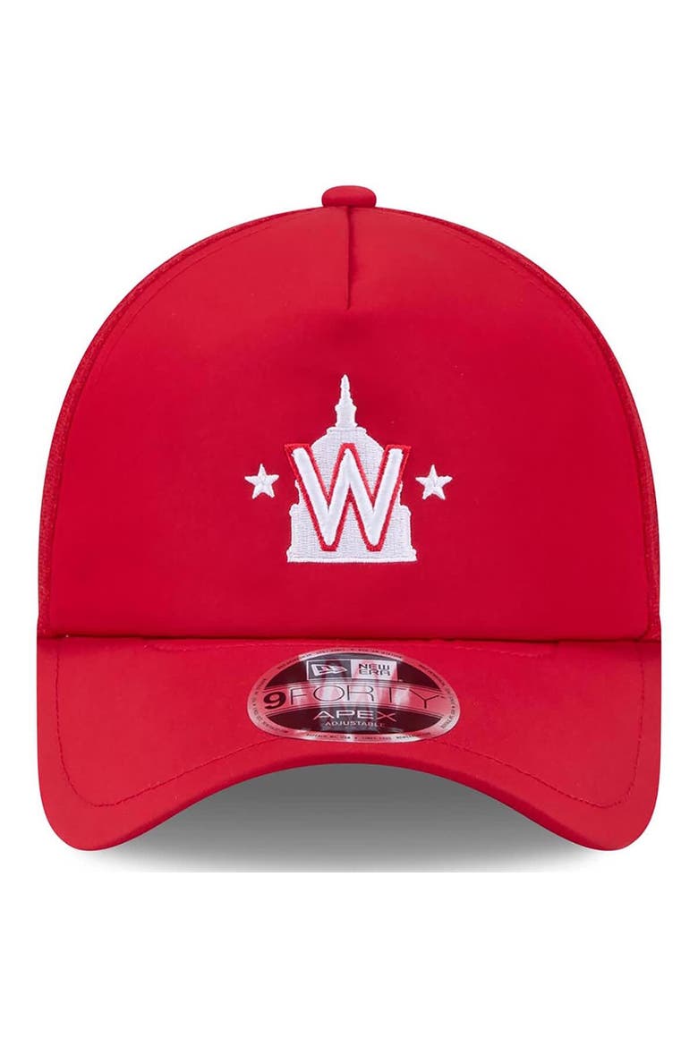 Men's New Era Red Washington Nationals 2026 Batting Practice Alternate Apex 9FORTY Adjustable Hat, Alternate, color, Red