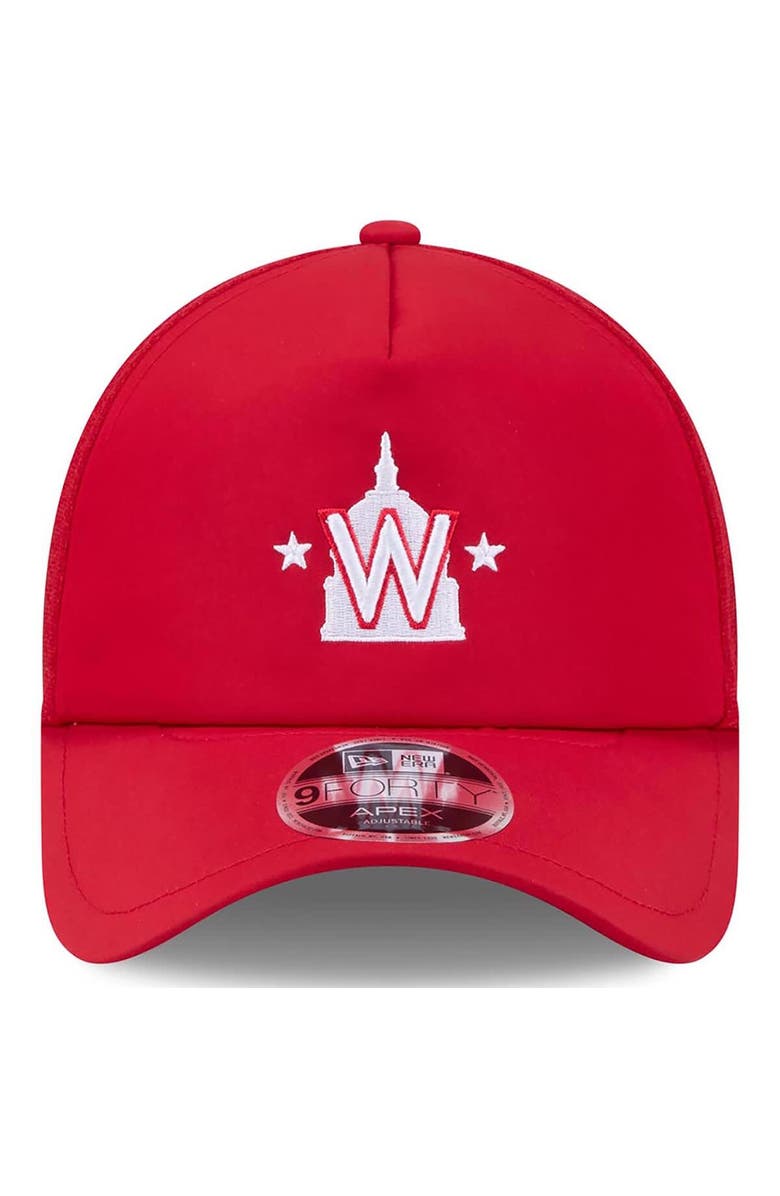 New Era Men's New Era Red Washington Nationals 2026 Batting Practice Alternate Apex 9FORTY Adjustable Hat, Alternate, color, Red