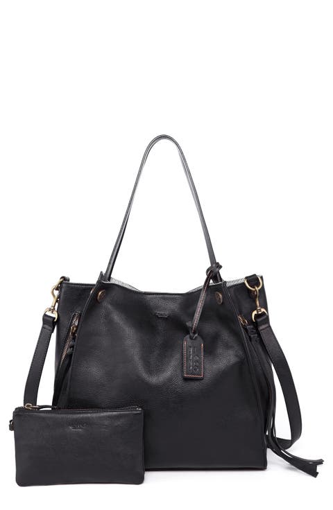 Daisy Leather Tote Bag