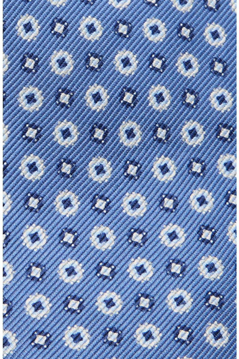 Neat Silk Tie, Alternate, color, BLUE