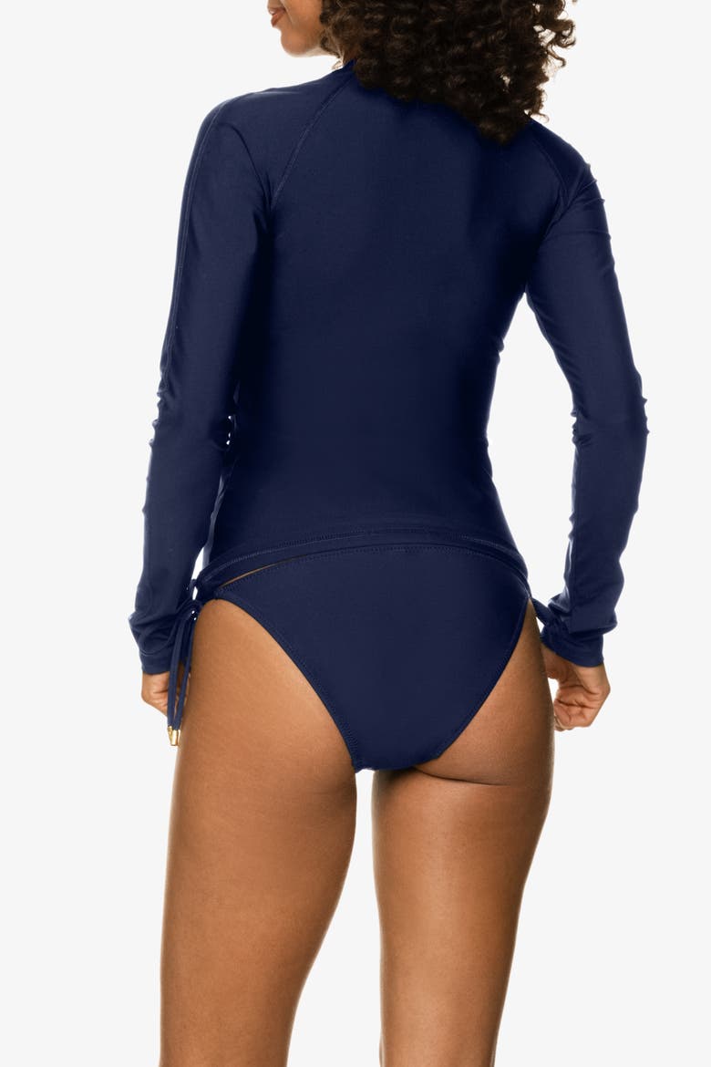 Beach Break Rash Guard UPF 50+, Alternate, color, Navy