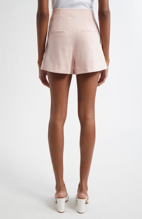 VERONICA BEARD VERONICA BEARD JAZMIN HIGH WAIST LINEN BLEND SHORTS