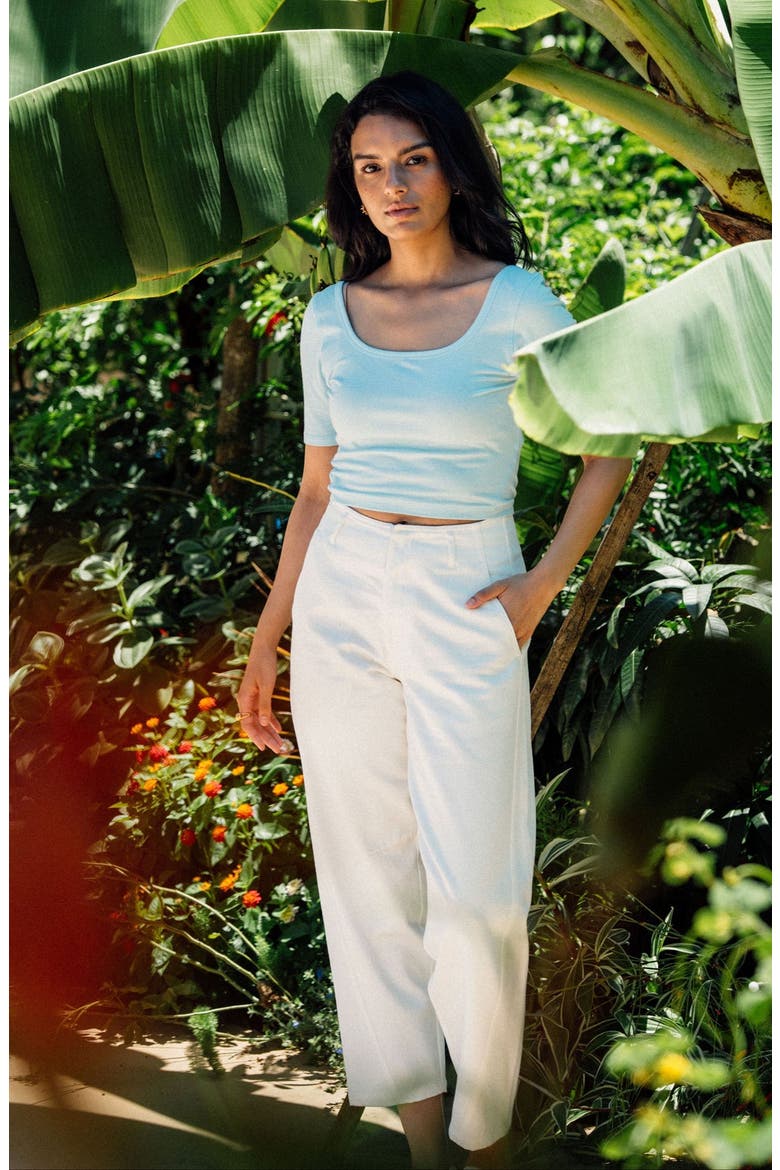 Denim Atelier Barrel Jeans, Alternate, color, White