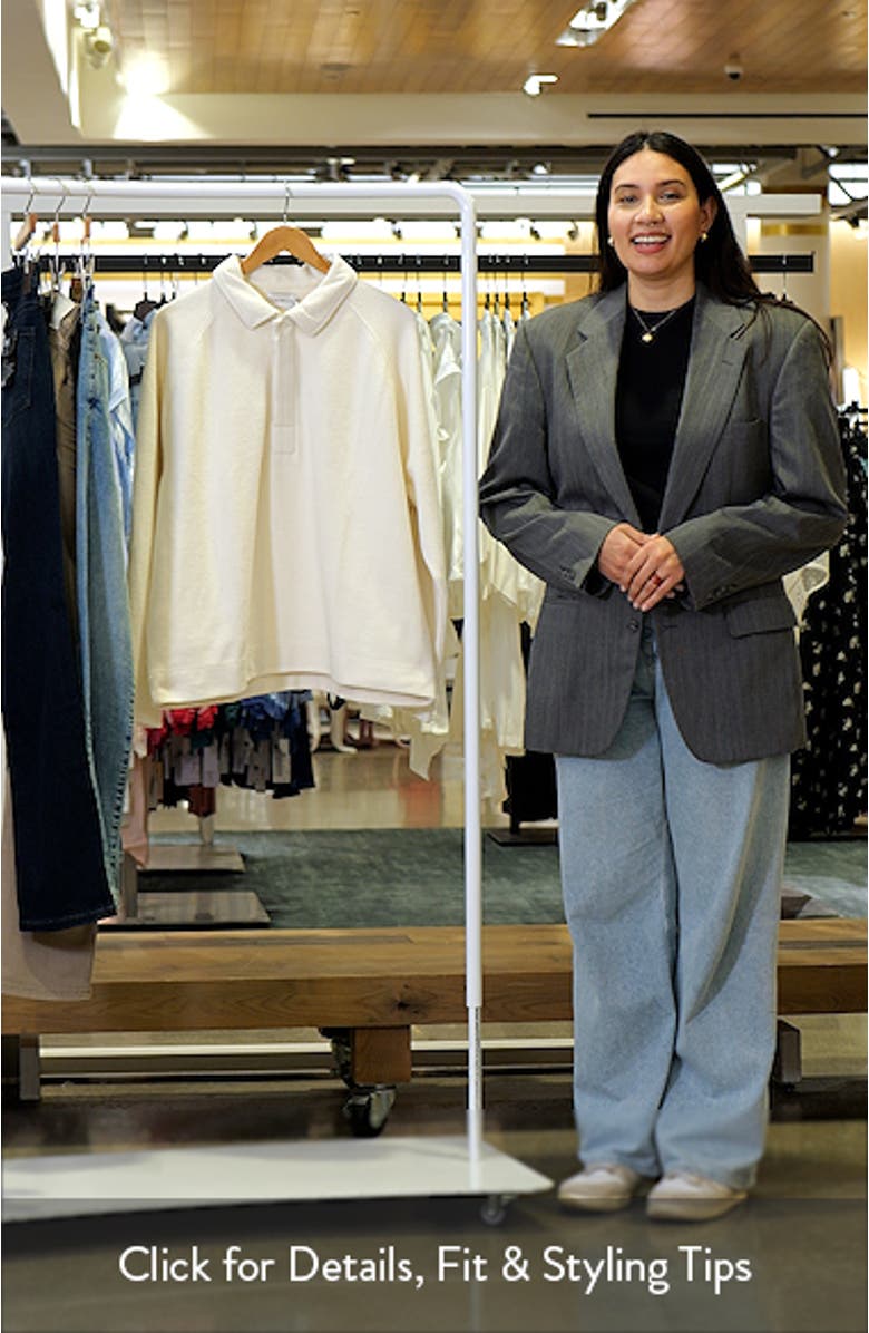 Textured Raglan Long Sleeve Polo, sales video thumbnail