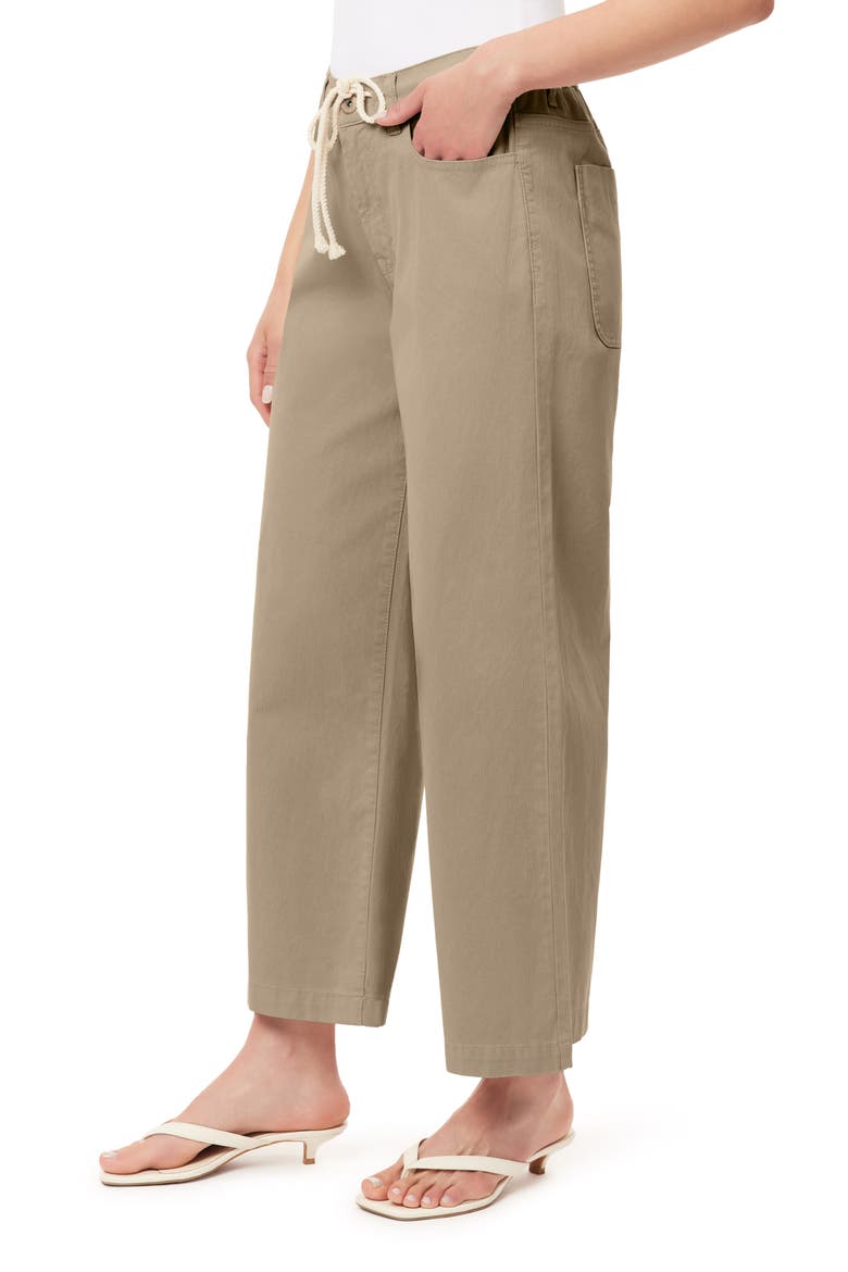 Kaya Drawstring Wide Leg Denim Pants, Alternate, color, CAMOUFLAGE