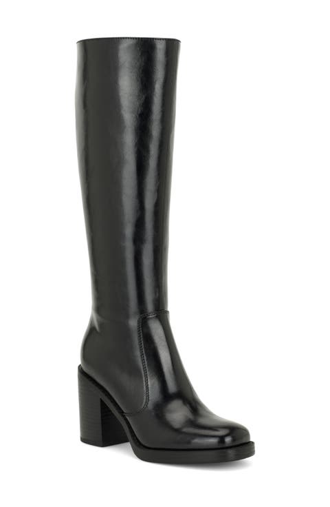 Balinda Faux Leather Knee High Boot