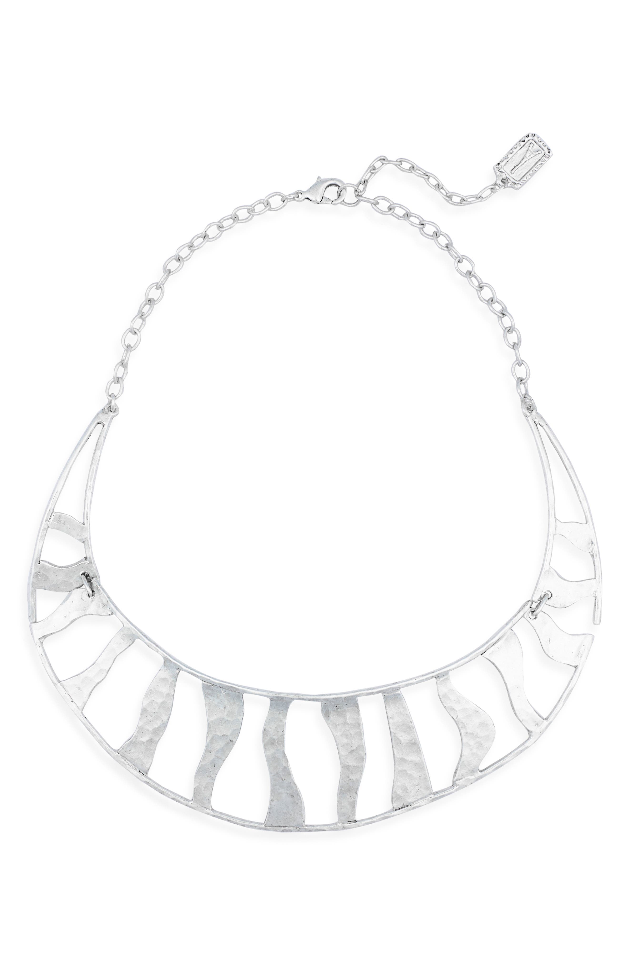 Karine Sultan Open Work Arched Collar Necklace