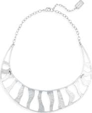 Karine Sultan Open Work Arched Collar Necklace