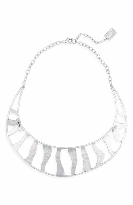 Karine Sultan Open Work Arched Collar Necklace