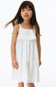 H&M Embroidered Strappy Dress