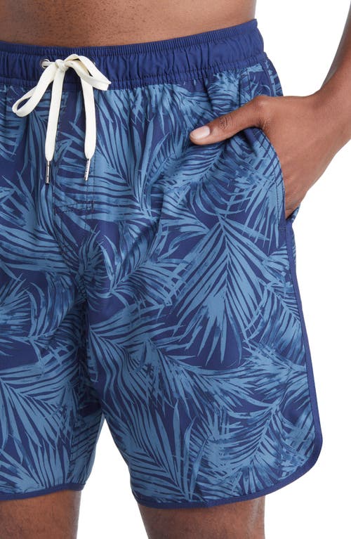 Fair Harbor The Anchor Swim Trunks In Grey Floral