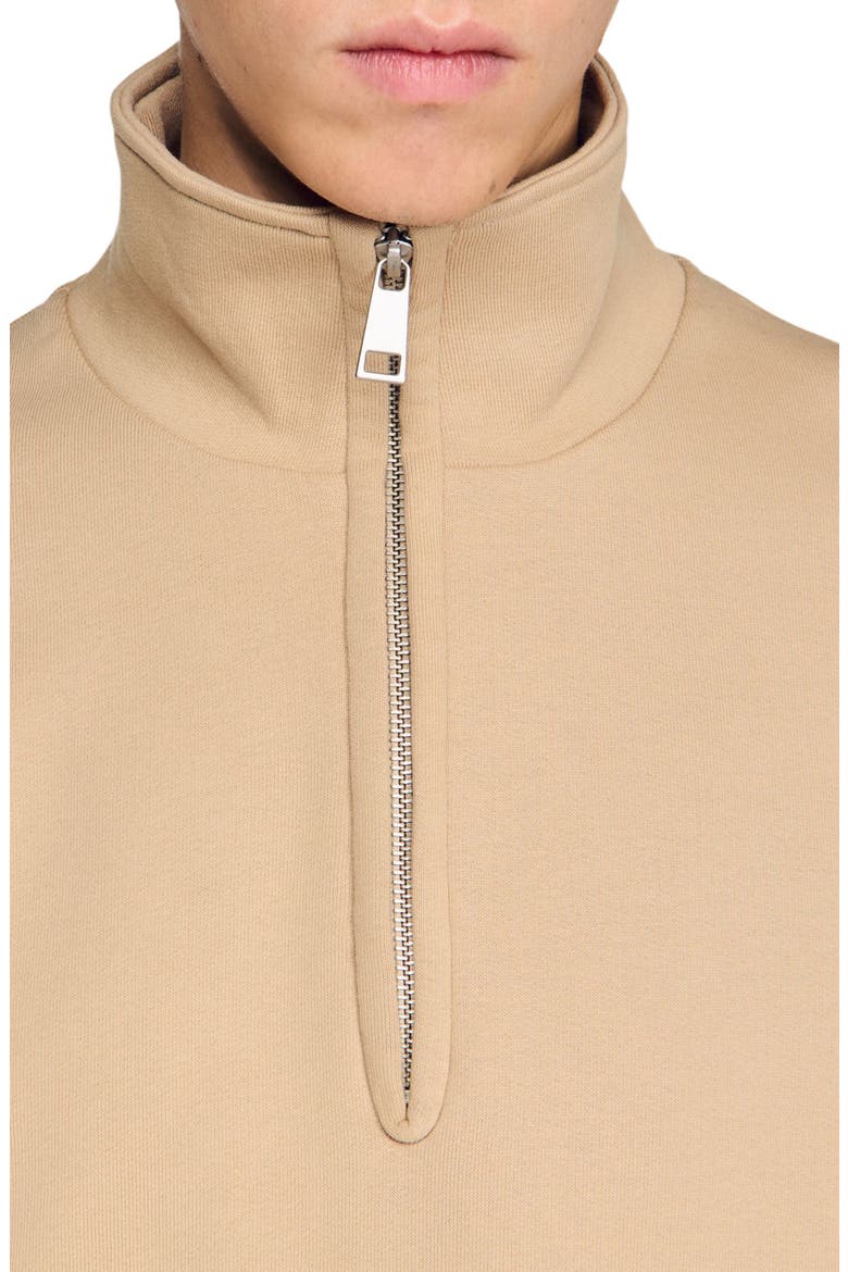 Cotton sweatshirt, Alternate, color, Cappucino