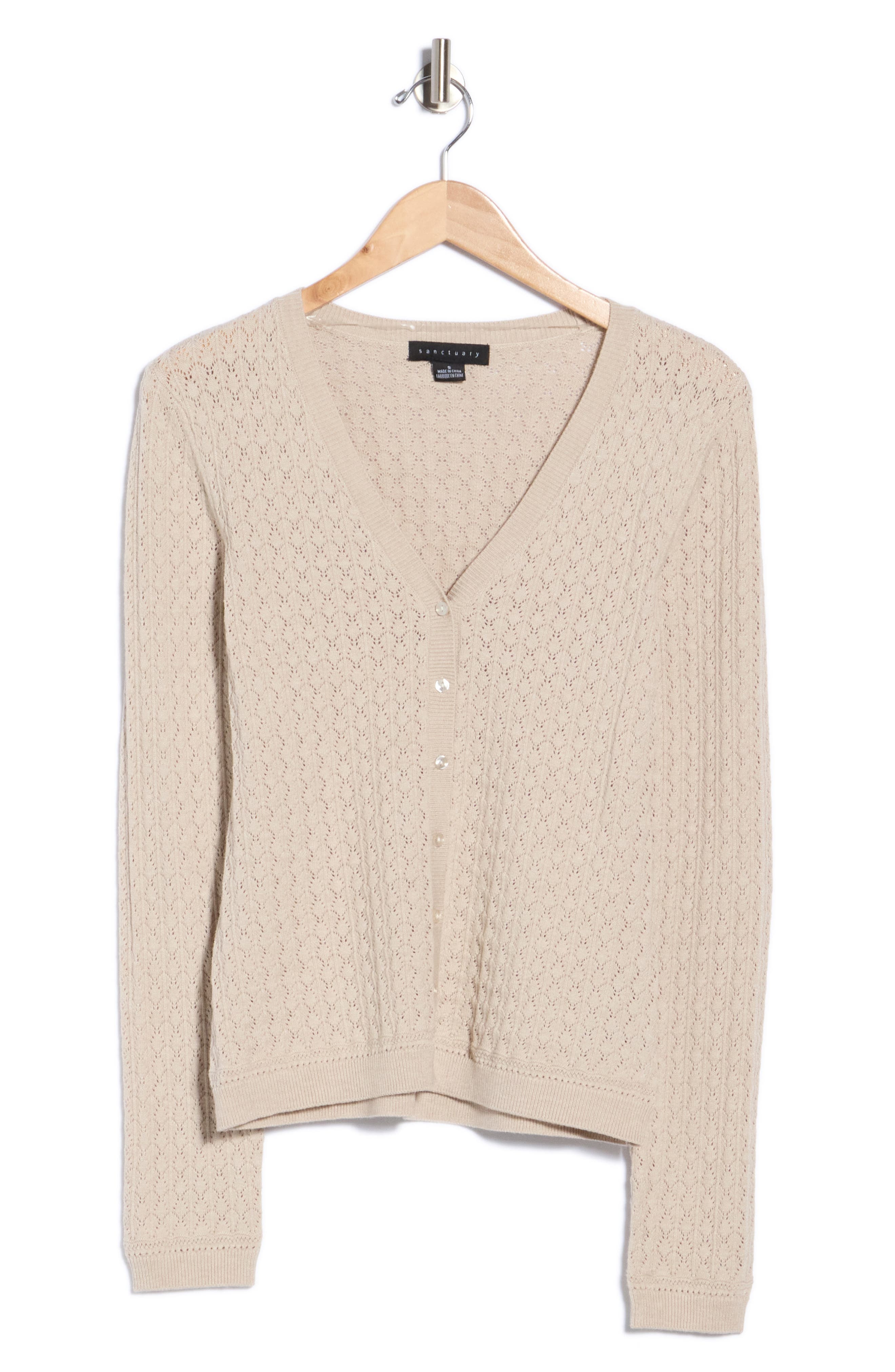 Pointelle Cardigan
