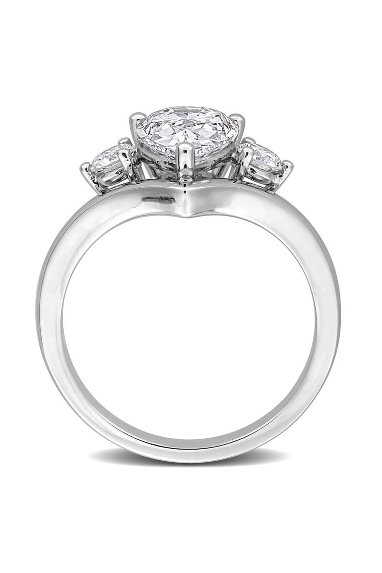 2-1/3 CTW Lab Grown Diamond Engagement Ring 14k, Alternate, color, White Gold