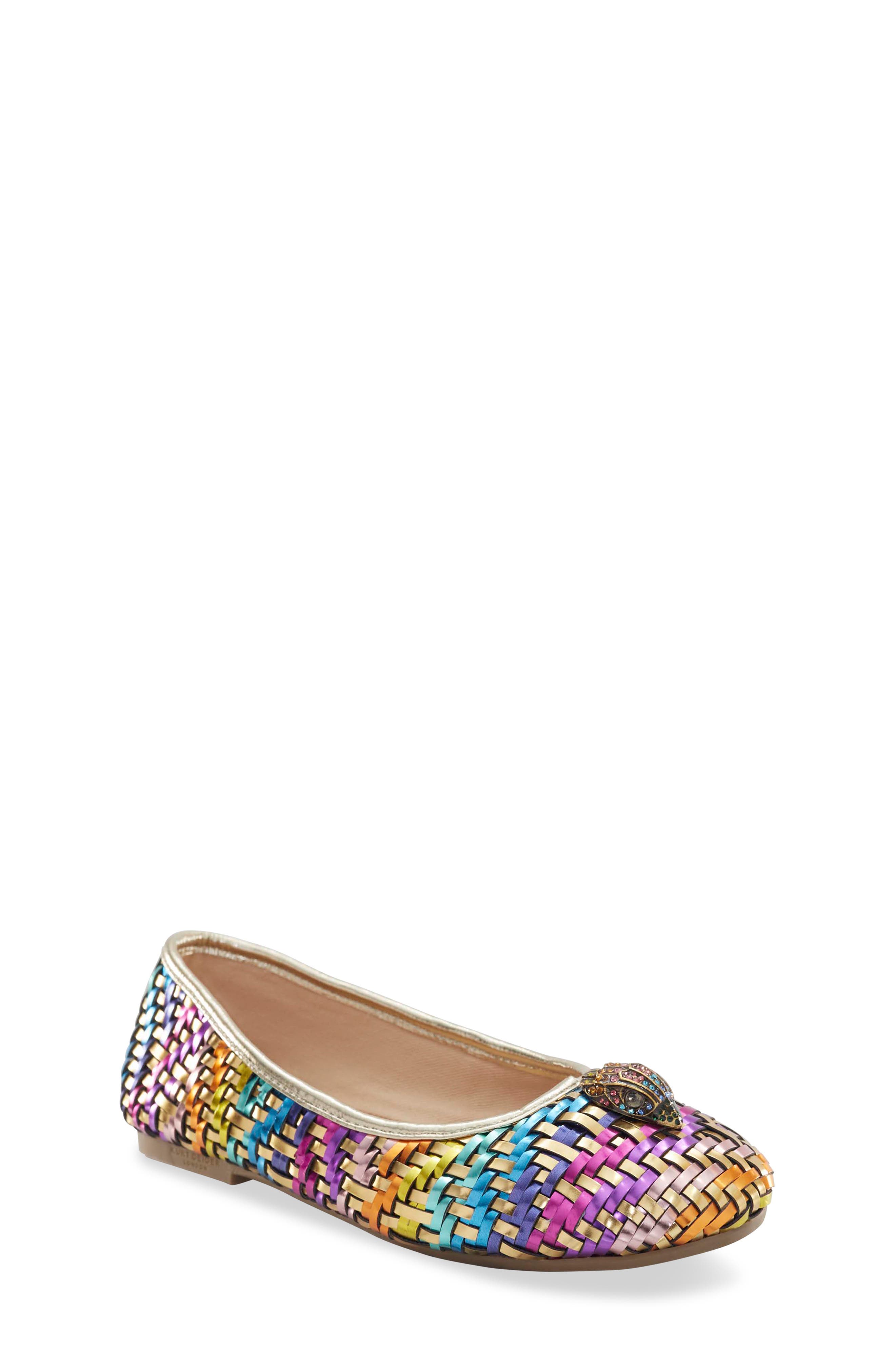 Kurt Geiger London Kids' Mini Eagle Ballerina Flat