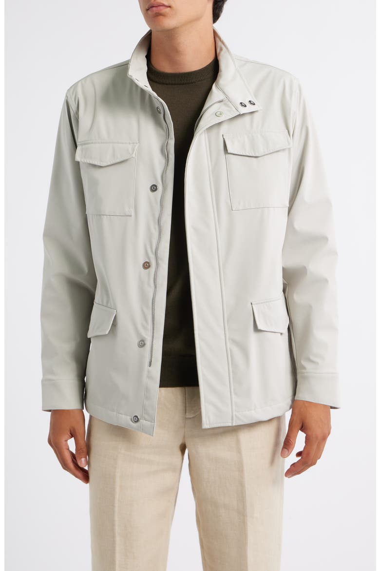 Waterproof Field Jacket, Main, color, ECRU