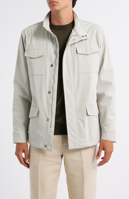 Aurélien Waterproof Field Jacket In Metallic
