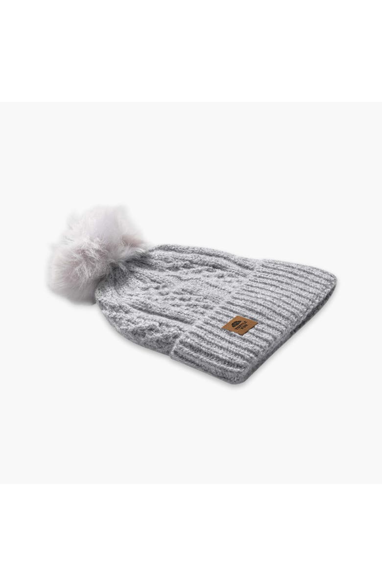 Turtle Fur Lindsey Pom Beanie, Alternate, color, Smoke