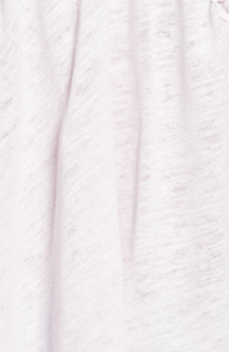 Free People Ruffle Linen Blend Top, Alternate, color, 