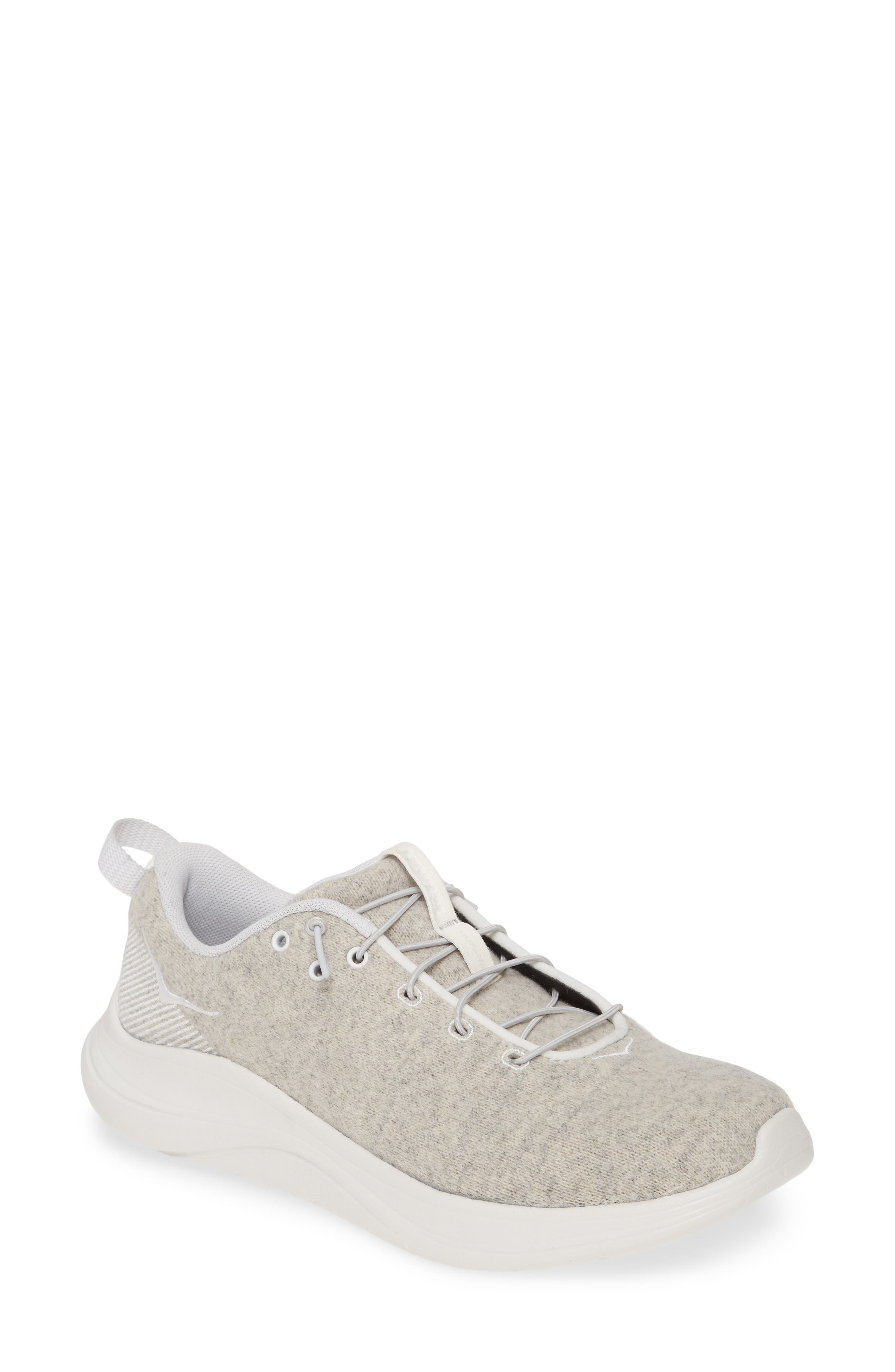 HOKA ONE ONE<sup>®</sup> Hupana Flow Wool Slip-On Running Shoe, Main, color, 