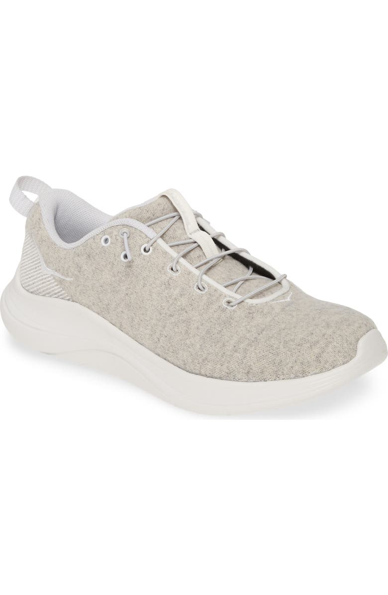 HOKA ONE ONE<sup>®</sup> Hupana Flow Wool Slip-On Running Shoe, Main, color,