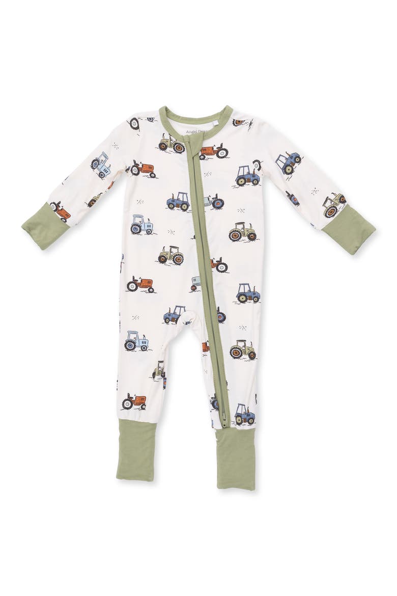Kids' Future Farmer Convertible Romper, Main, color, BEIGE GREEN