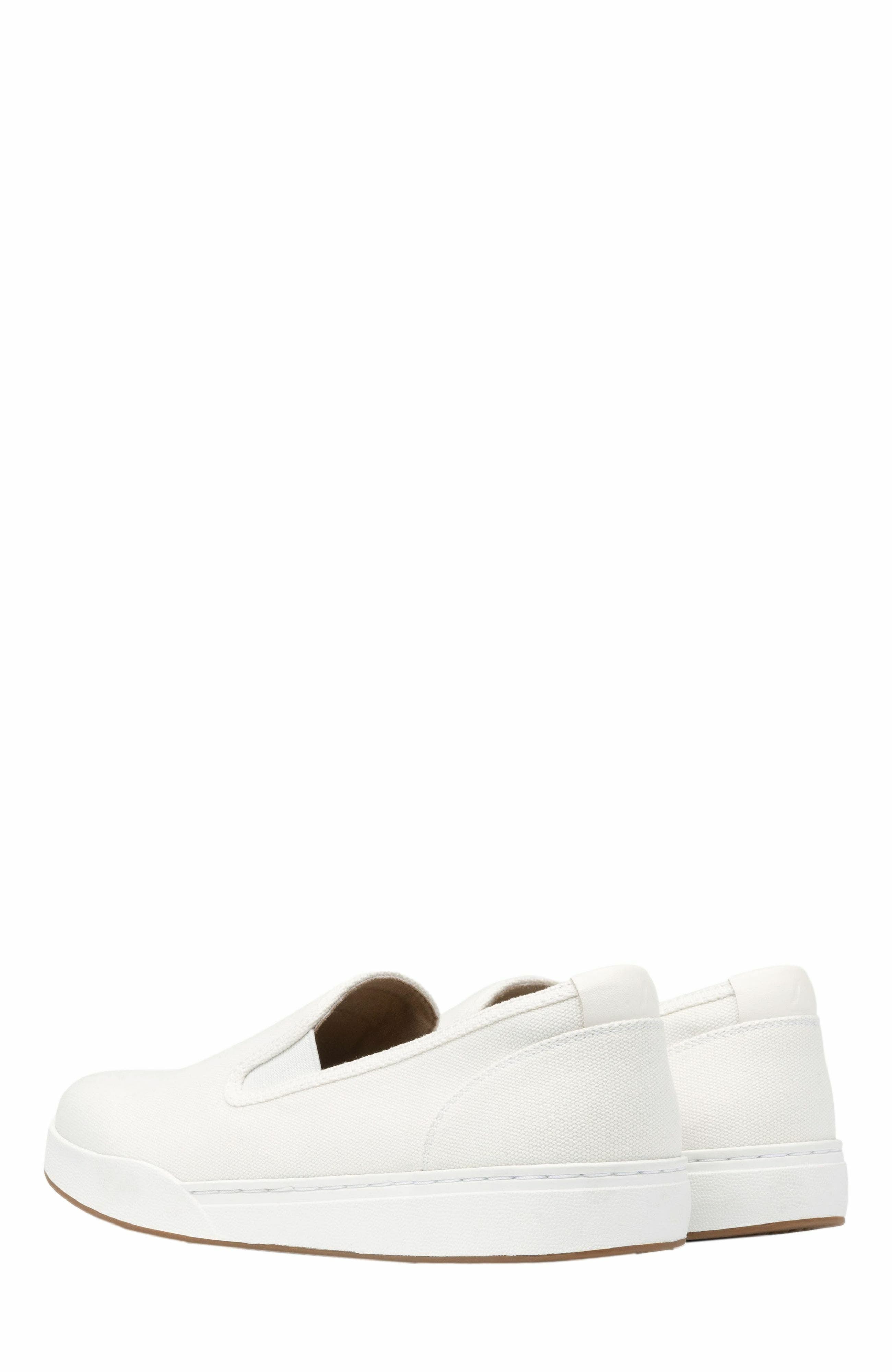 Encore Slip On Sneaker, Alternate, color, White Canvas - Regular
