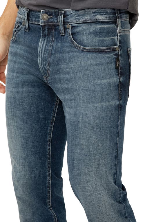 Silver Jeans Co. Allan Slim Straight Leg Jeans In Blue