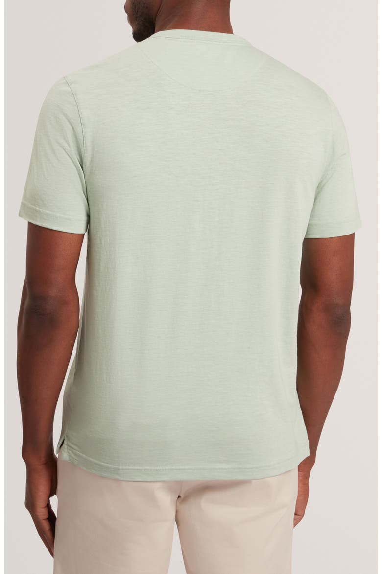Bartol Cotton & Linen T-Shirt, Alternate, color, MID GREEN