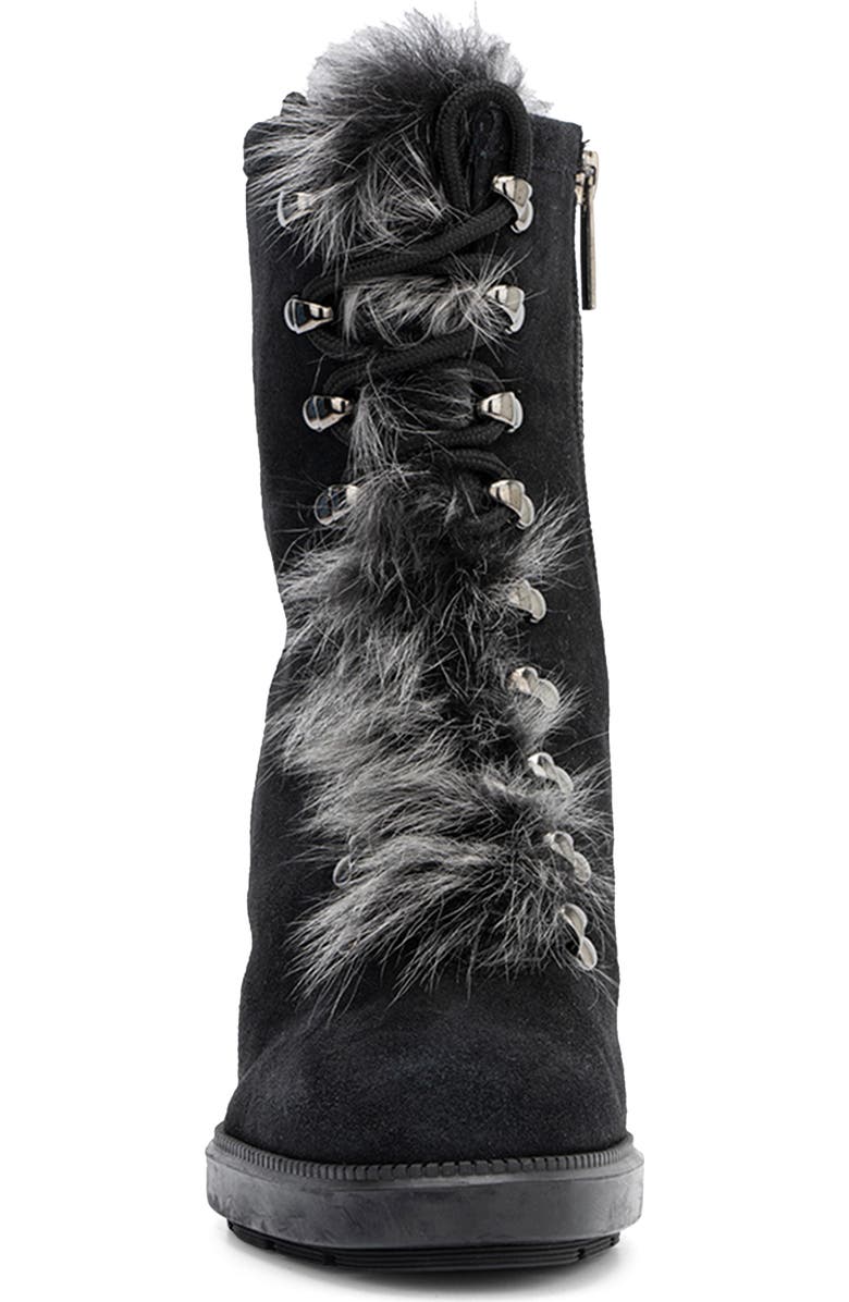 Aquatalia Irvina Weatherproof Hiker Boot with Genuine Shearling Trim, Alternate, color,