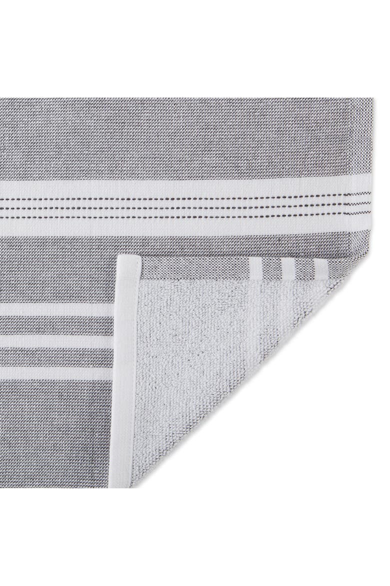 Mineral French Terry Stripe Dishtowel Set/3, Alternate, color, Mineral
