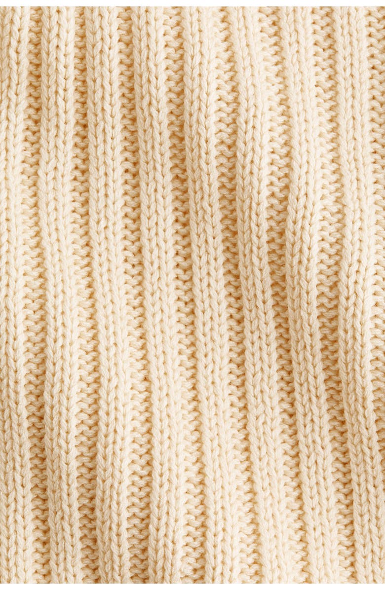 H&M Rib-knit Boat-neck Jumper, Alternate, color, Light Beige