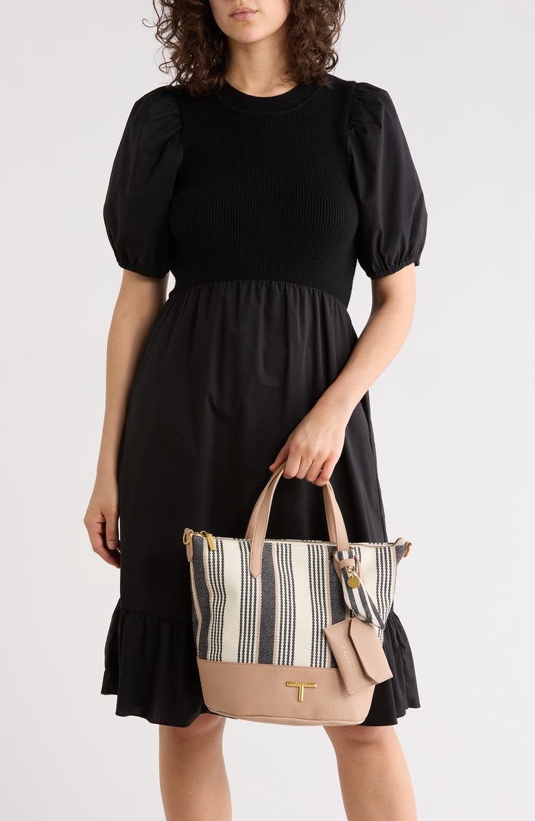 T Tahari Wrigley Shoulder Bag, Alternate, color, Wheat