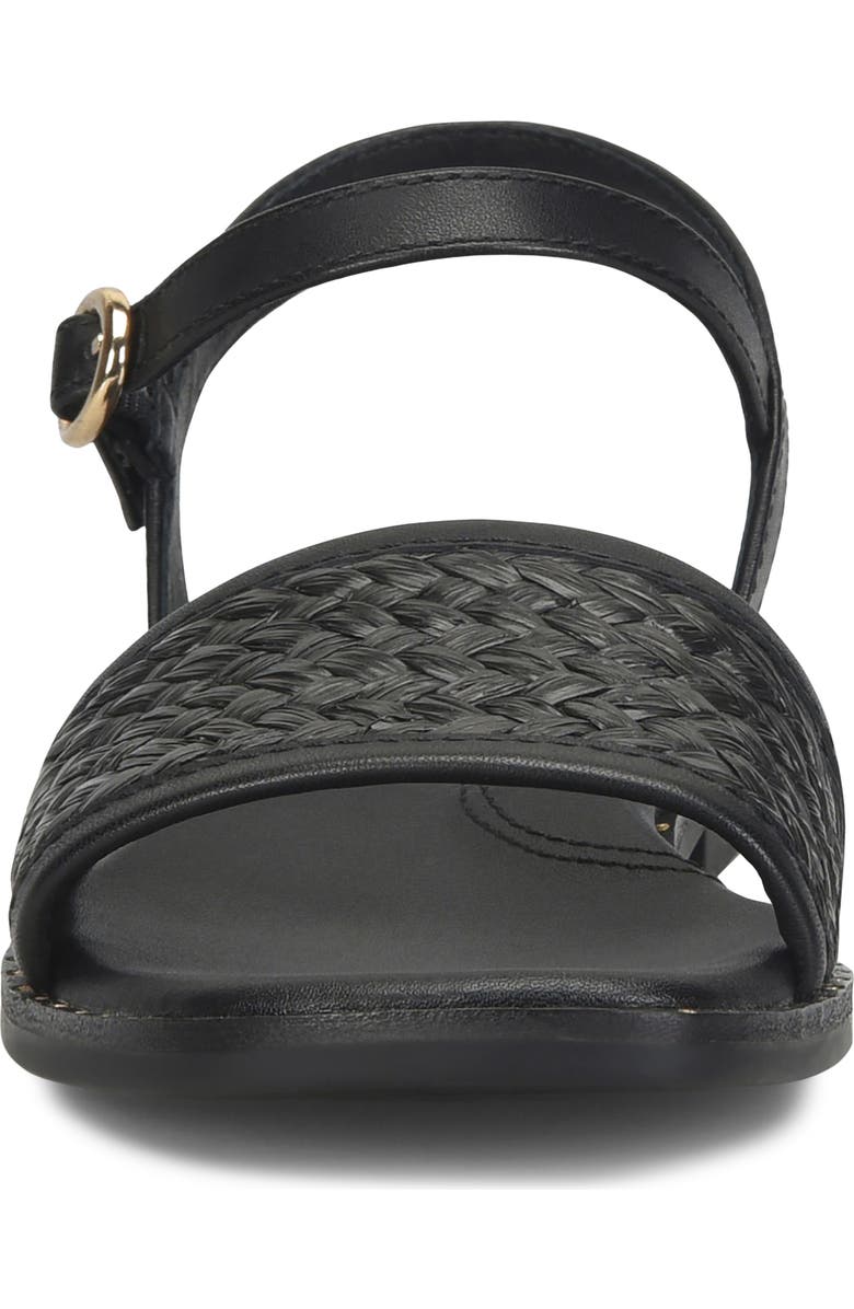 Söfft Elrose Ankle Strap Sandal, Alternate, color, True Black