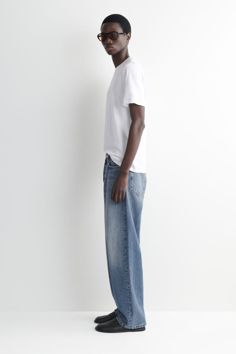 Cotton Crew-neck T-shirt, Alternate, color, WHITE