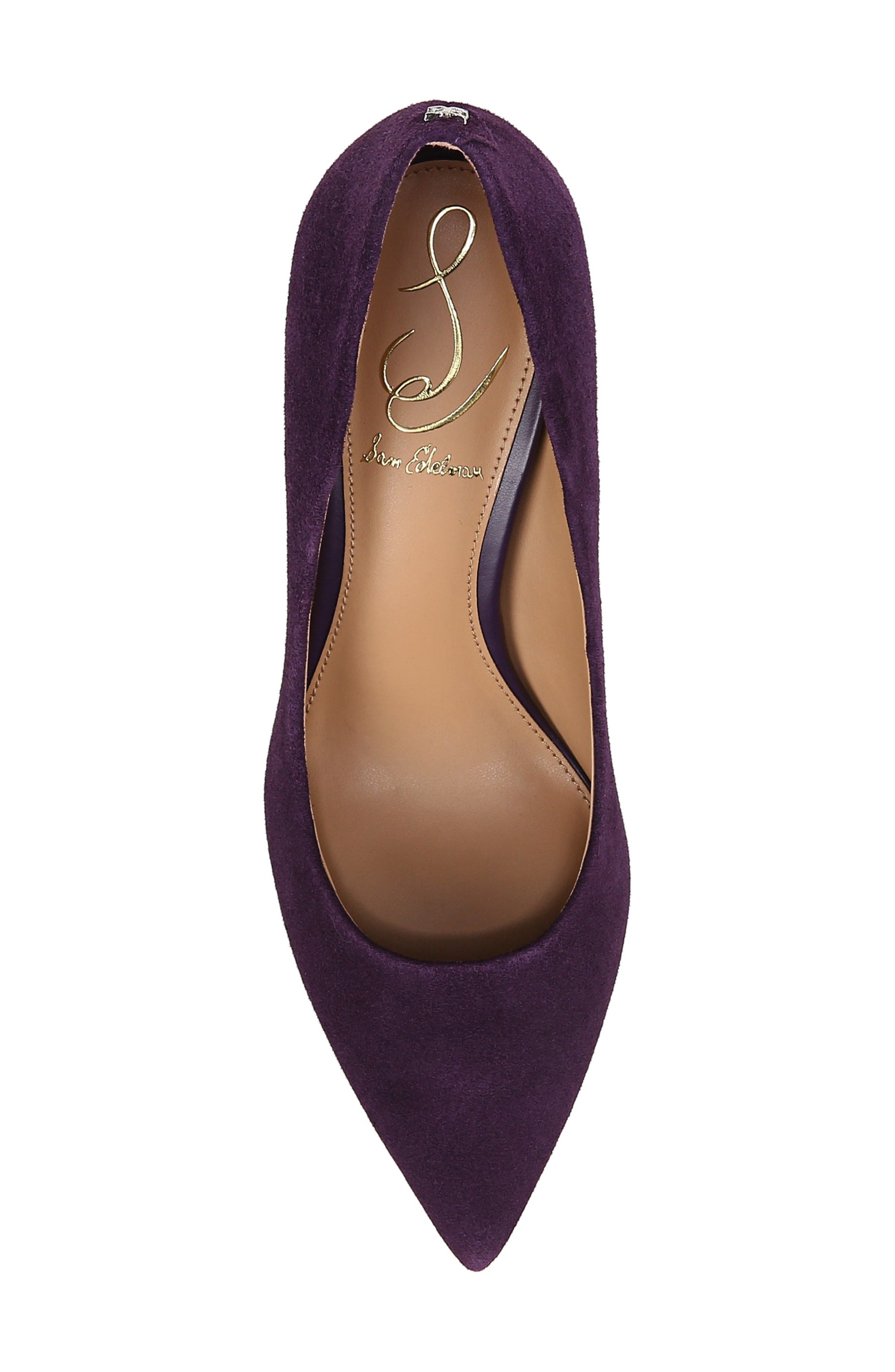 Sam Edelman Hazel Pointed Toe Pump, Alternate, color, Winter Violet