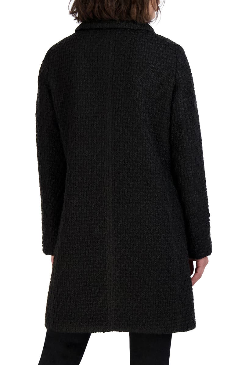 Laundry by Shelli Segal Chunky Knit Coat, Alternate, color, Black