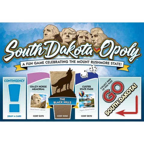 South Dakotaopoly Monopoly Board Game