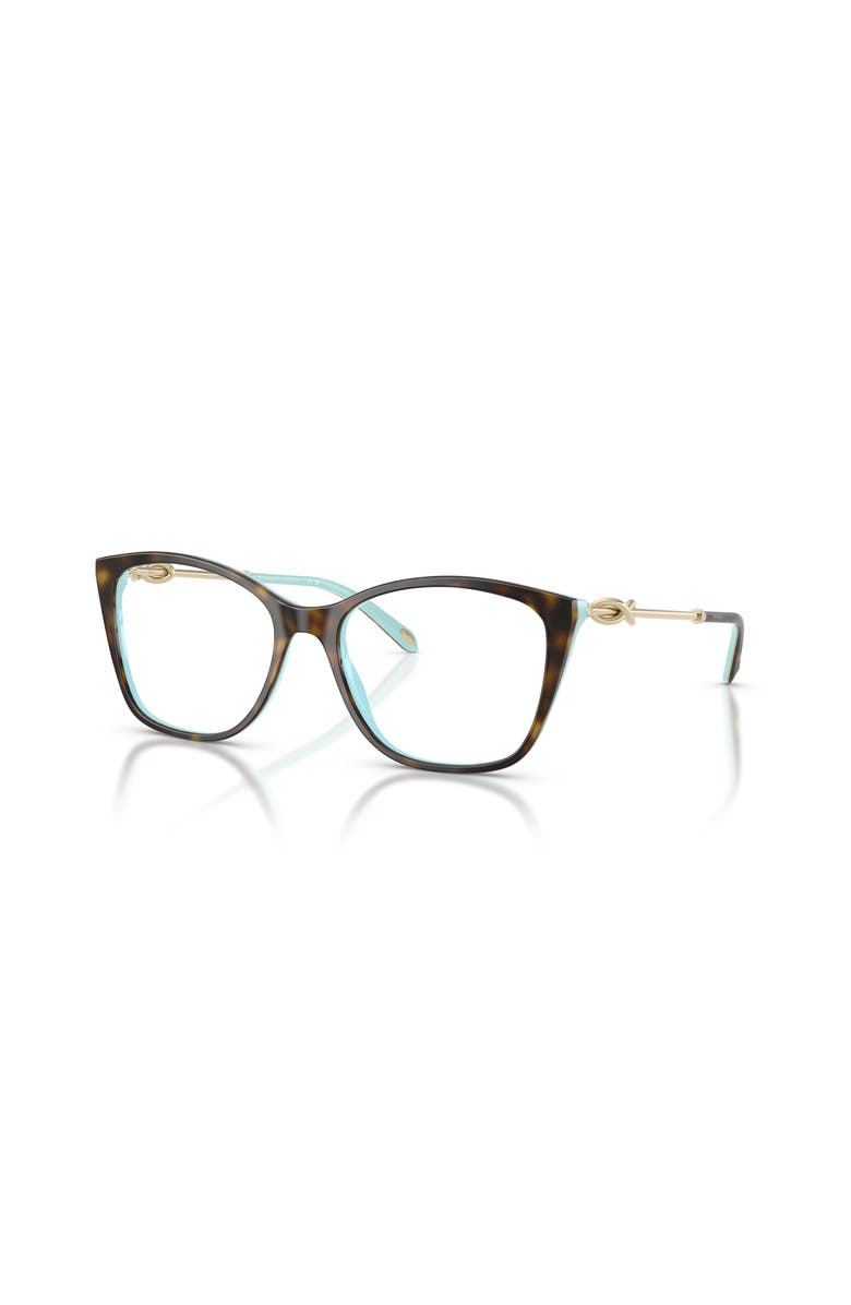 Tiffany & Co. 54mm Square optical glasses, Main, color, Brown