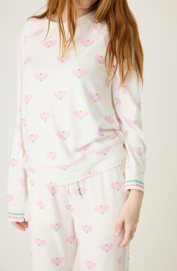 Peachy Par Jersey Pajamas
