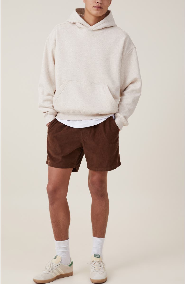 Cotton On Men's Easy Short, Alternate, color, Chocolate Cord