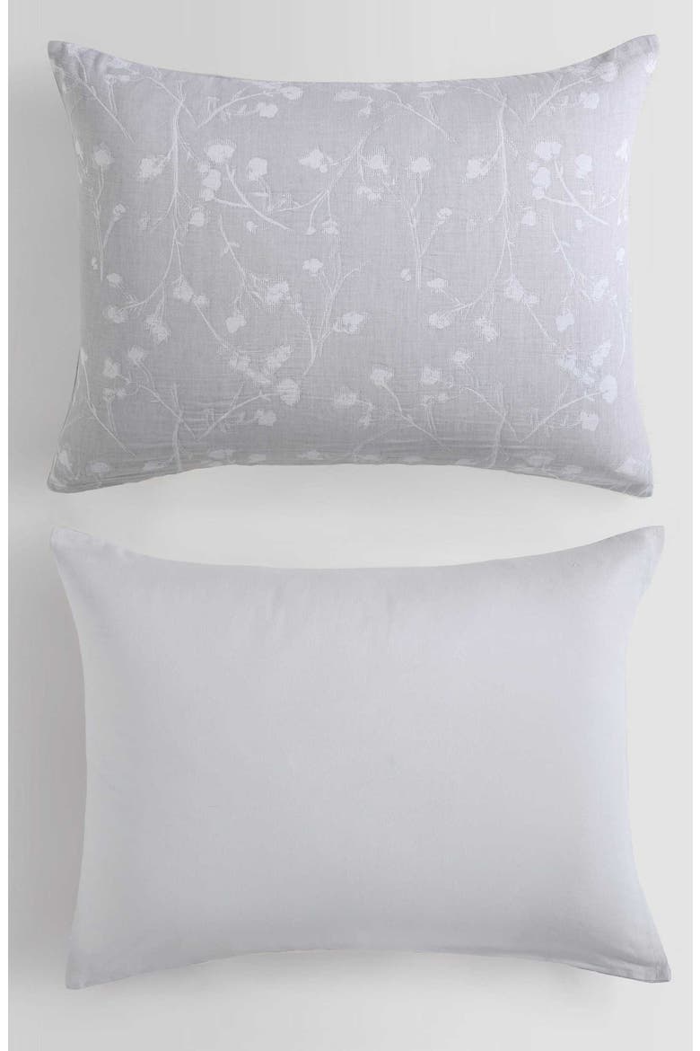 Umbra Floral Comforter & Shams Set, Alternate, color, LIGHT / MEDIUM GREY