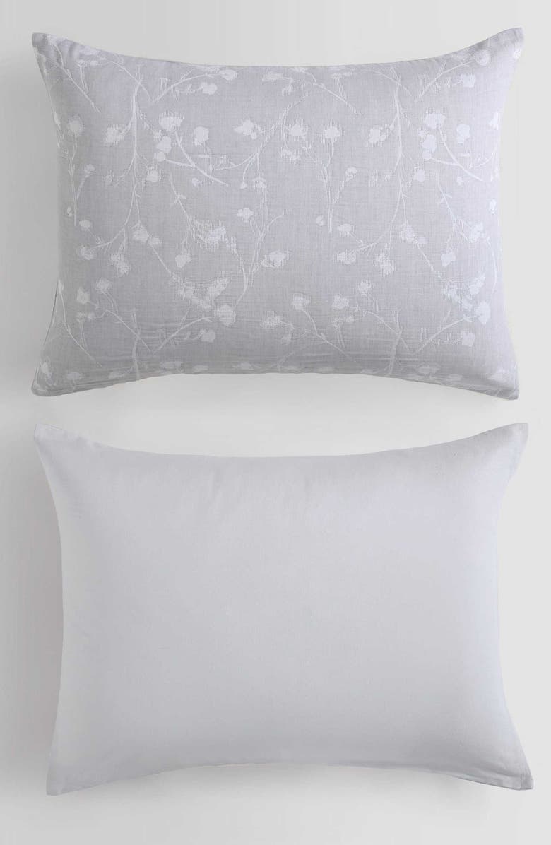 Calvin Klein Umbra Floral Comforter & Shams Set, Alternate, color, Light / Medium Grey