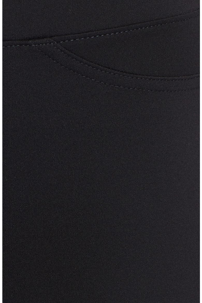 Ponte Knit Leggings, Alternate, color, BLACK
