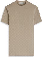 Bugatchi Geo Textured Cotton T-Shirt