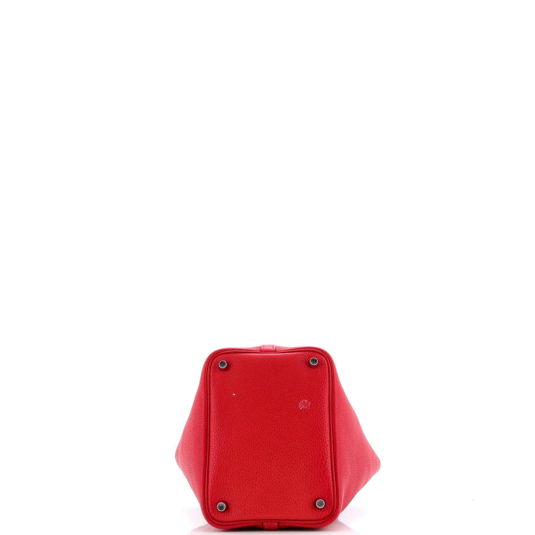 Pre-Owned Hermes Picotin Lock Bag Clemence PM, Alternate, color, Rouge Vif