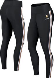 WEAR by Erin Andrews Women's WEAR by Erin Andrews Black Minnesota Vikings Color Block Leggings